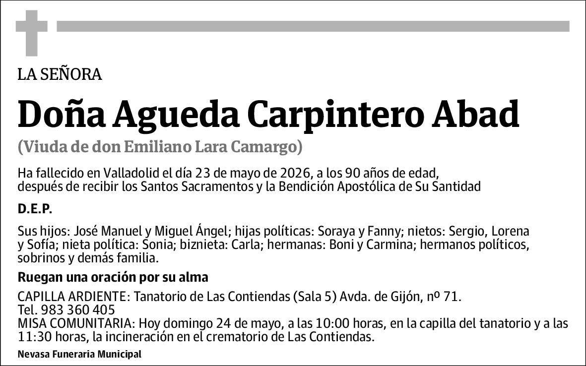 Agueda Carpintero Abad