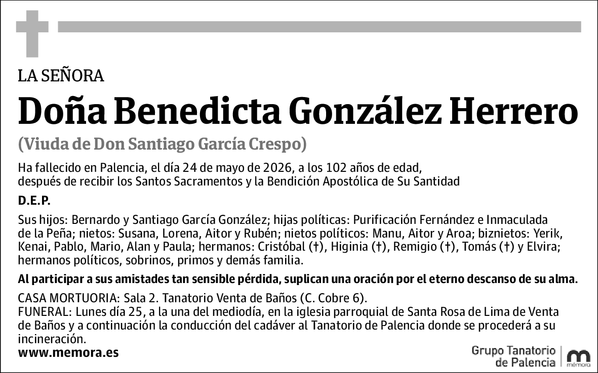 Benedicta González Herrero