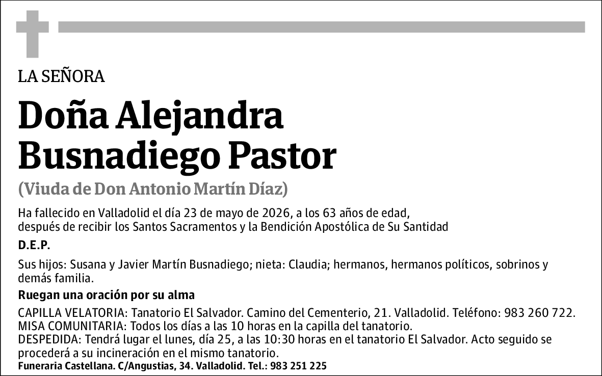 Alejandra Busnadiego Pastor