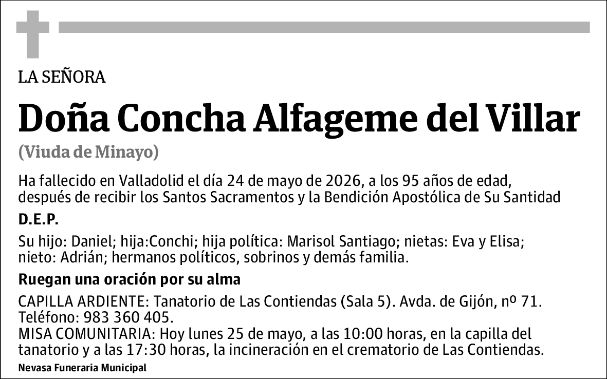 Concha Alfageme del Villar