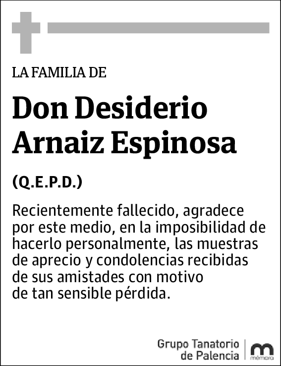 Desiderio Arnaiz Espinosa