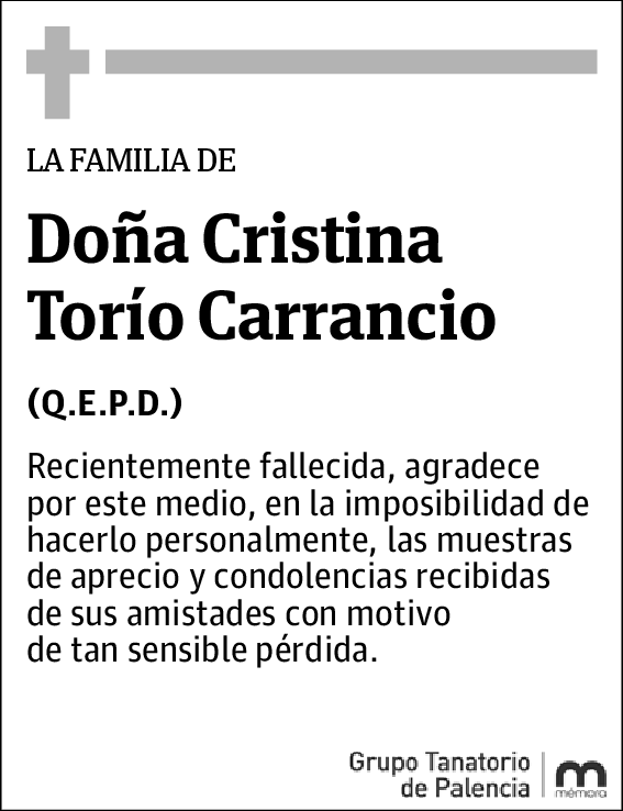 Cristina Torío Carrancio