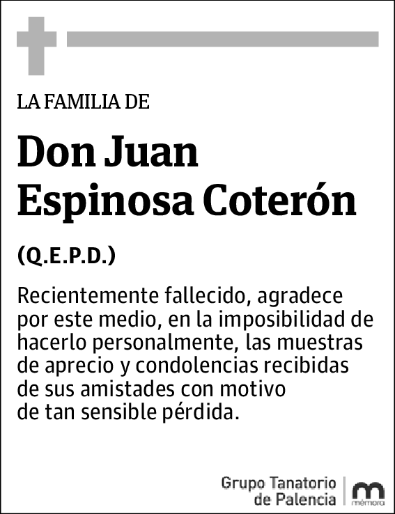 Juan Espinosa Coterón