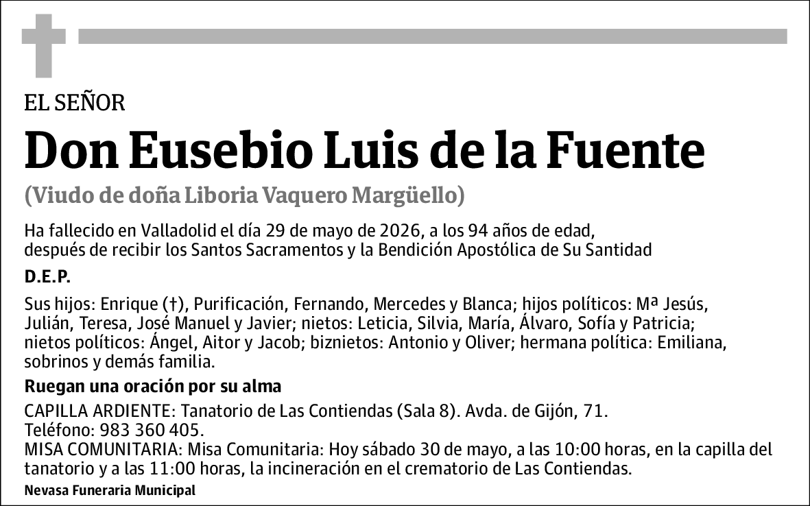 Eusebio Luis de la Fuente