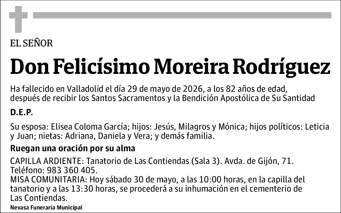 Felicísimo Moreira Rod´riguez
