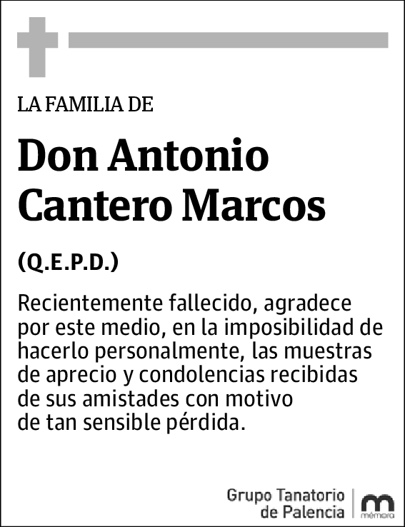Antonio Cantero Marcos