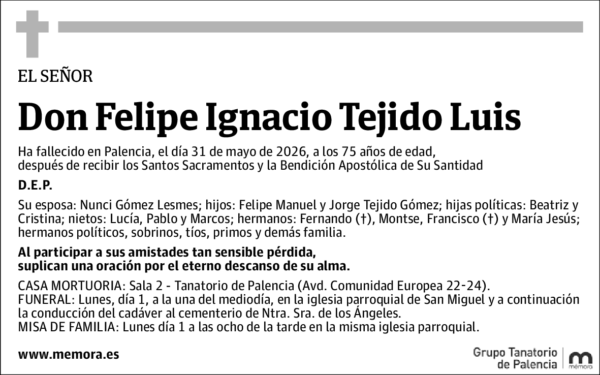 Felipe Ignacio Tejido Luis