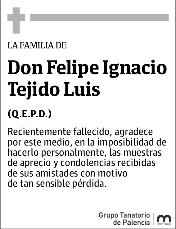 Felipe Ignacio Tejido Luis