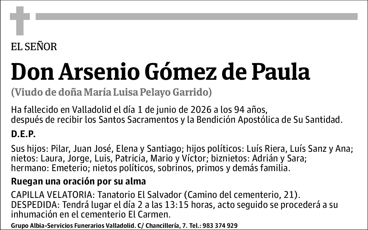 Arsenio Gómez de Paula