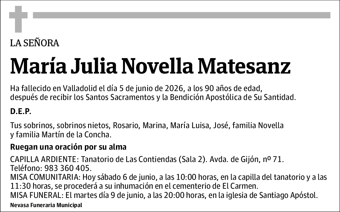 María Julia Novella Matesanz