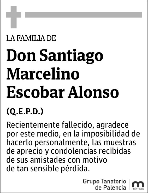 Santiago Marcelino Escobar Alonso