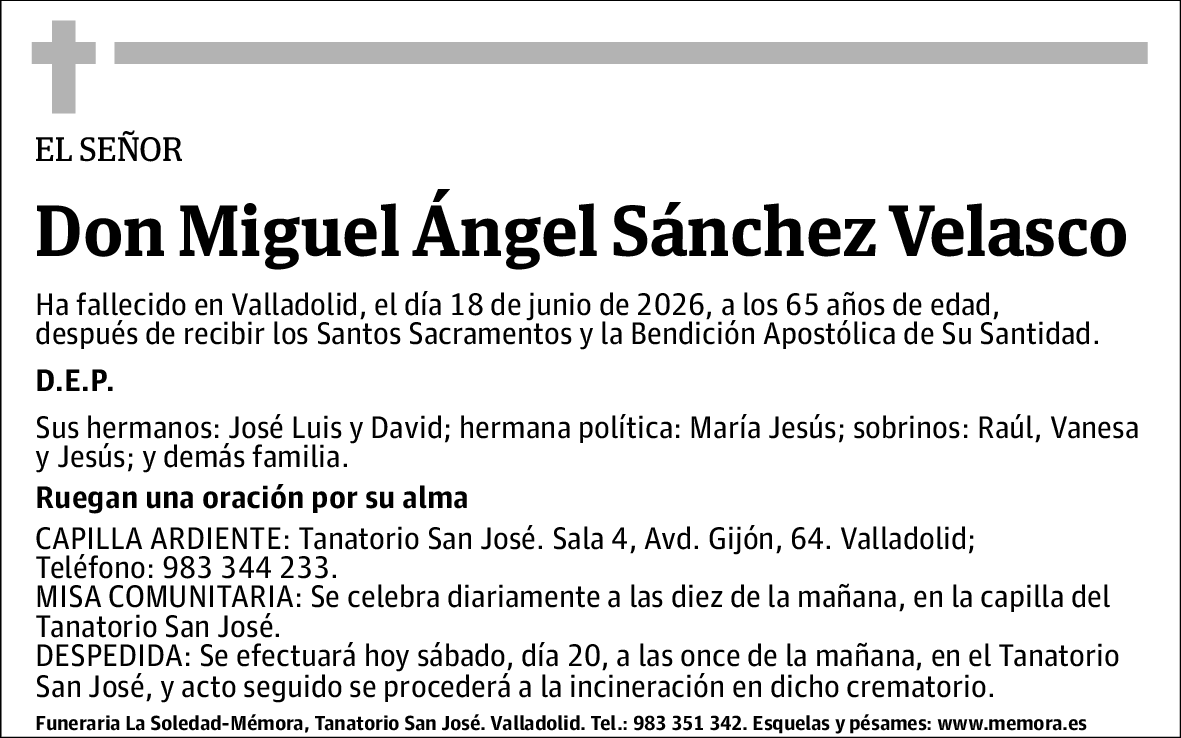 Miguel Ángel Sánchez Velasco