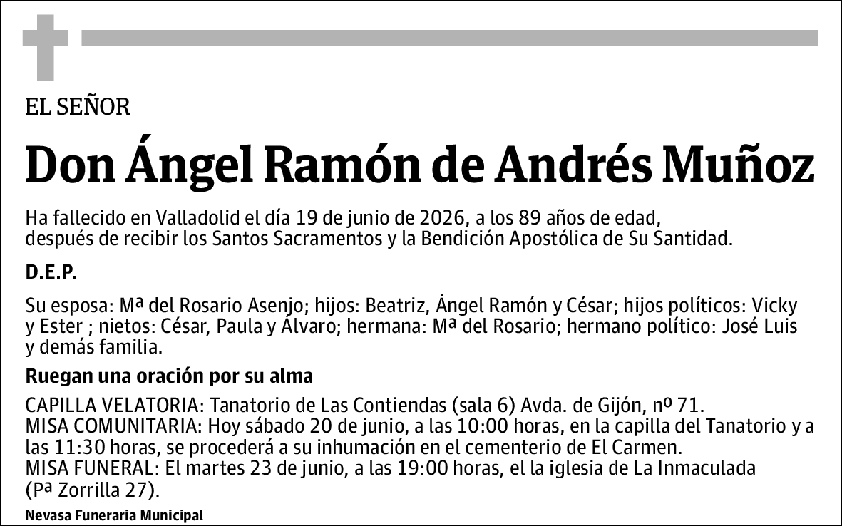 Ángel Ramón de Andrés Muñoz