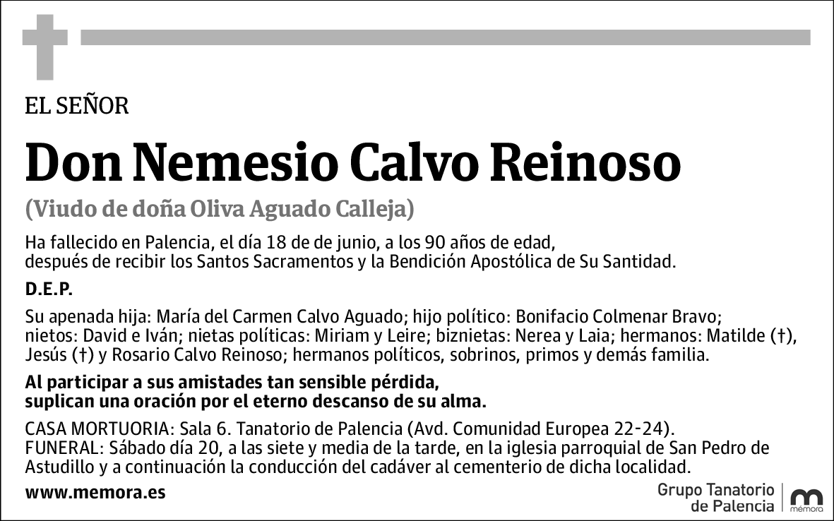 Nemesio Calvo Reinoso