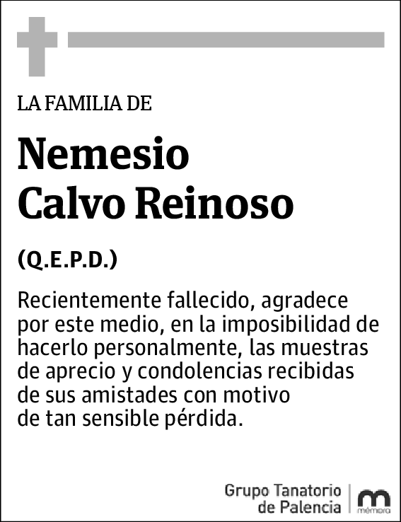 Nemesio Calvo Reinoso