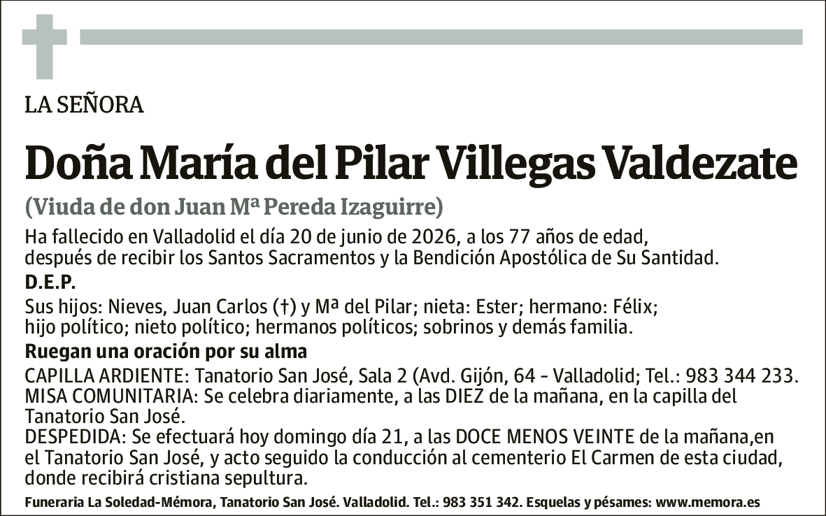 María del Pilar Villegas Valdezate