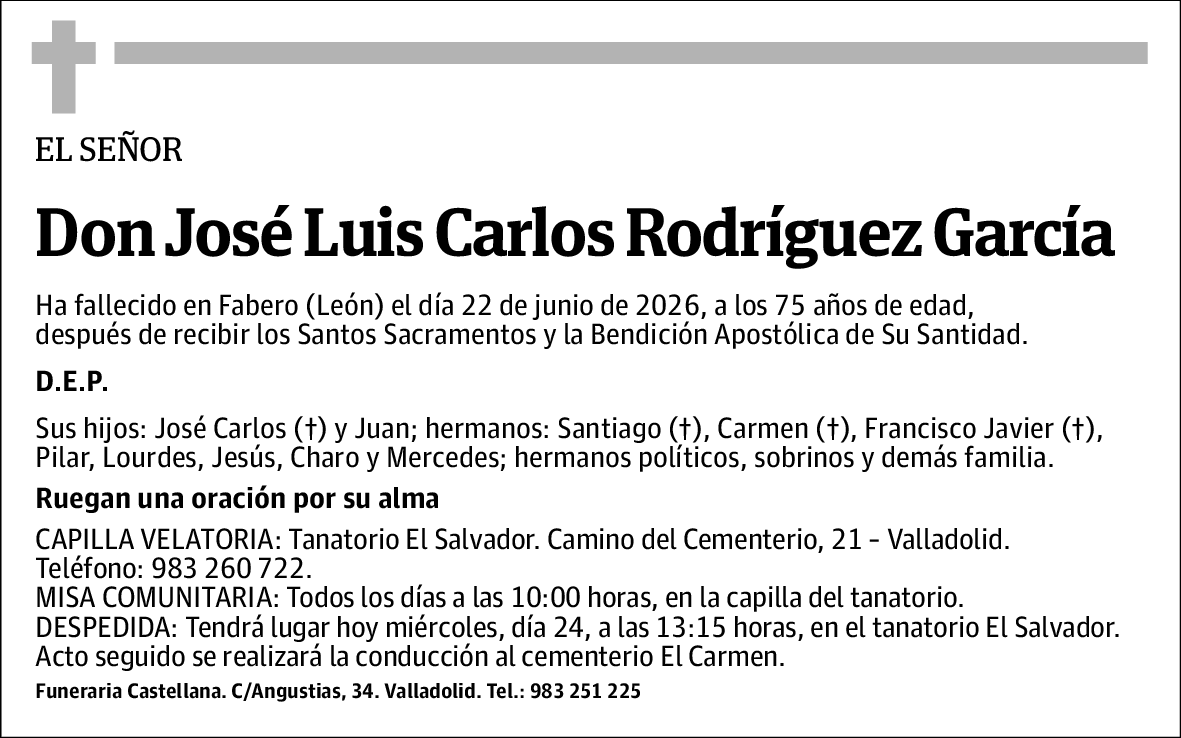 Jose Luis Carlos Rodriguez García
