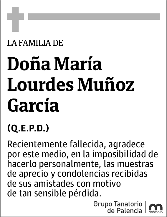 María Lourdes Muñoz García
