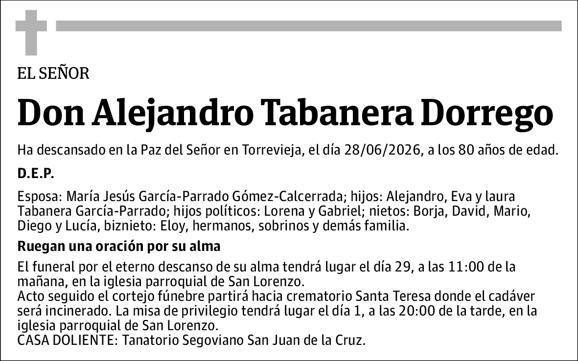 Alejandro Tabanera Dorrego