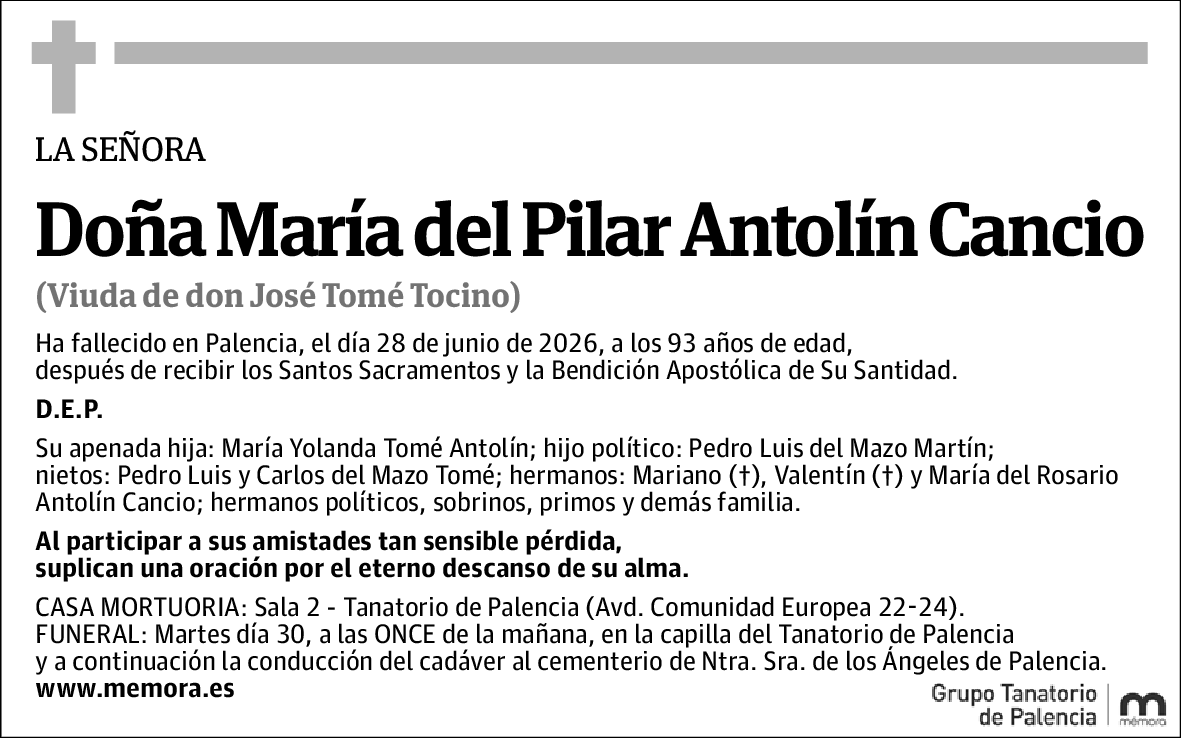 María del Pilar Antolín Cancio