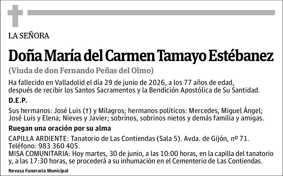 María del Carmen Tamayo Estébanez