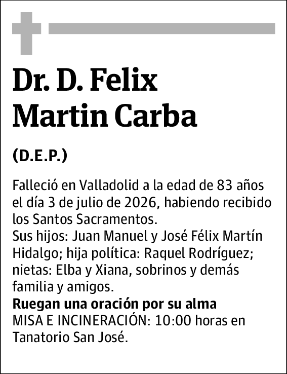 Félix Martín Carba