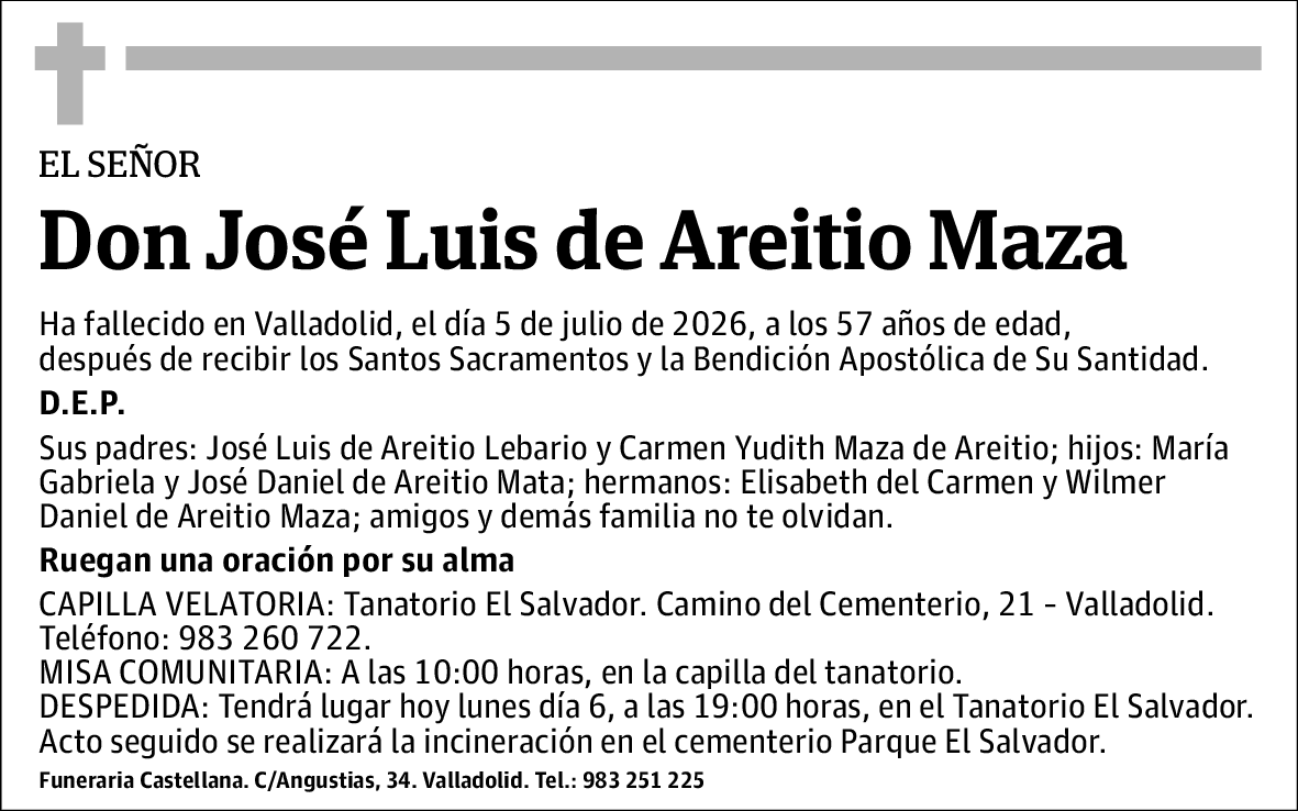 José Luis de Areitio Maza