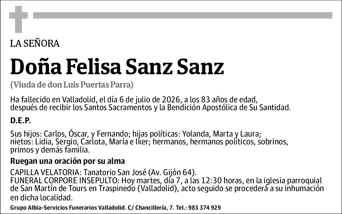Felisa Sanz Sanz