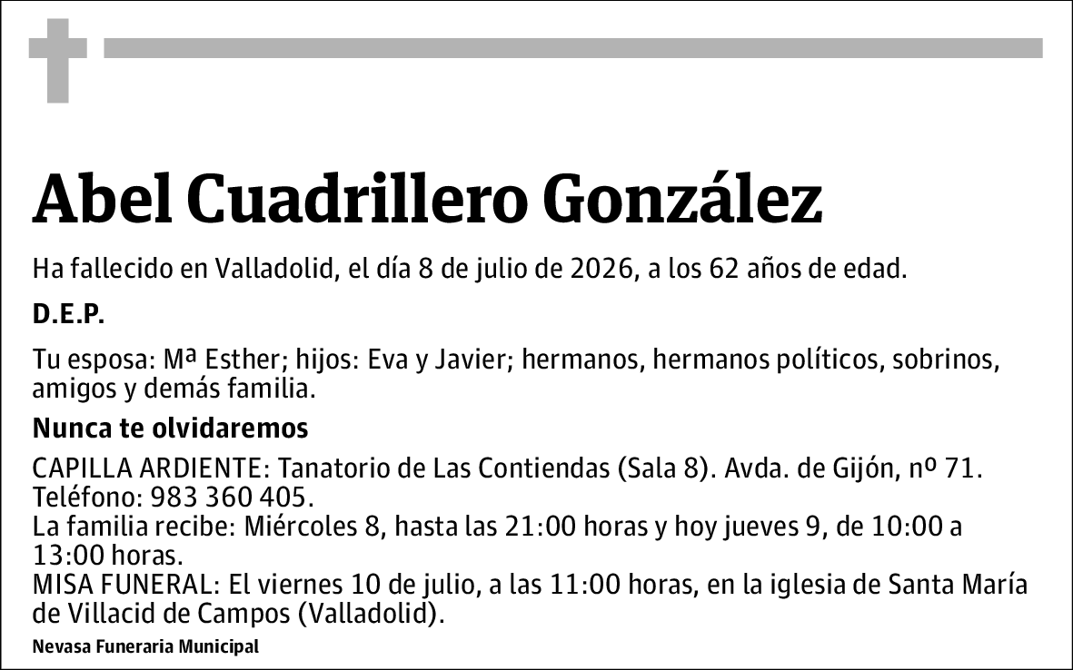 Abel Cuadrillero González