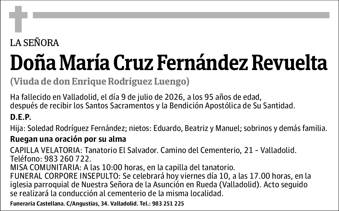 María Cruz Fernández Revuelta