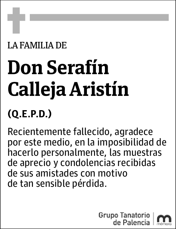 Serafín Calleja Aristín