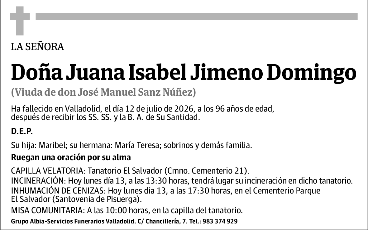 Juana Isabel Jimeno Domingo