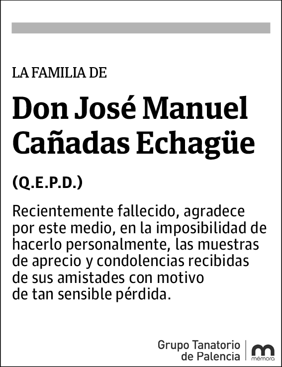 José Manuel Cañadas Echagüe