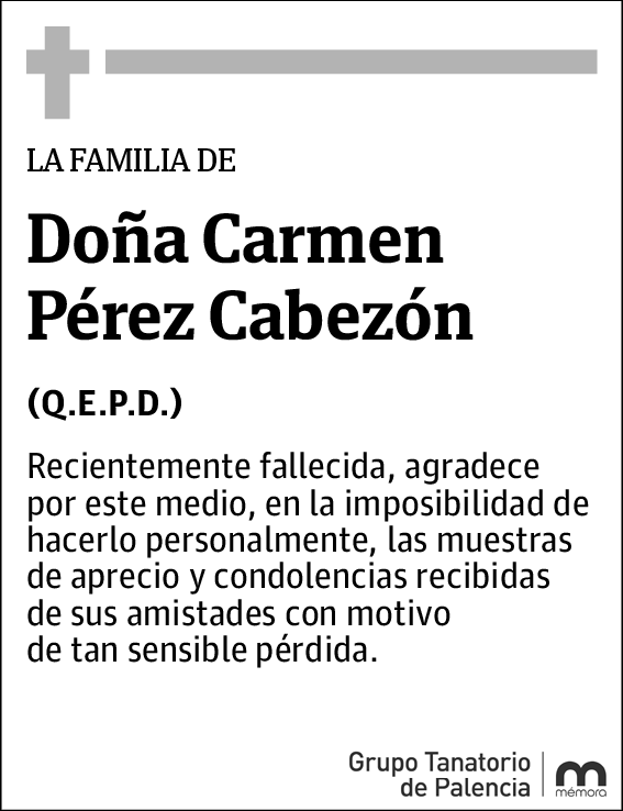 Carmen Pérez Cabezón