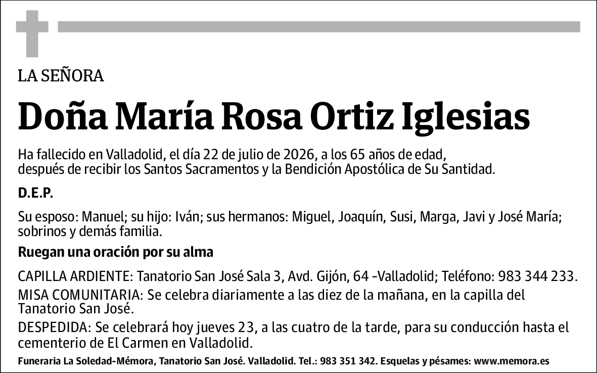 María Rosa Ortiz Iglesias