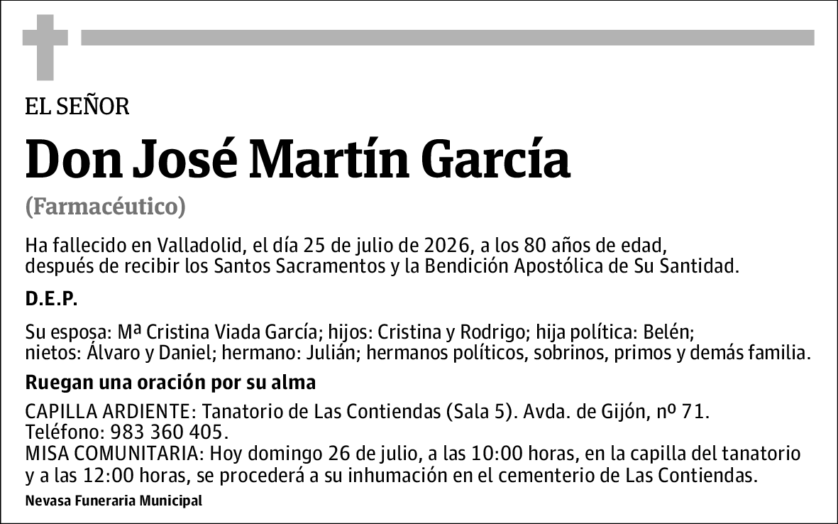 José Martín García