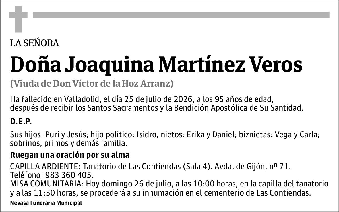 Joaquina Martínez Veros