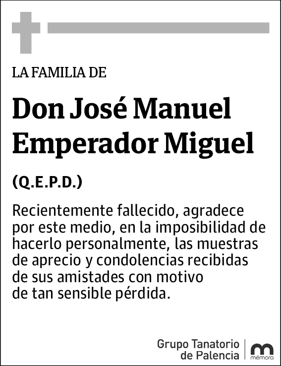 José Manuel Emperador Miguel