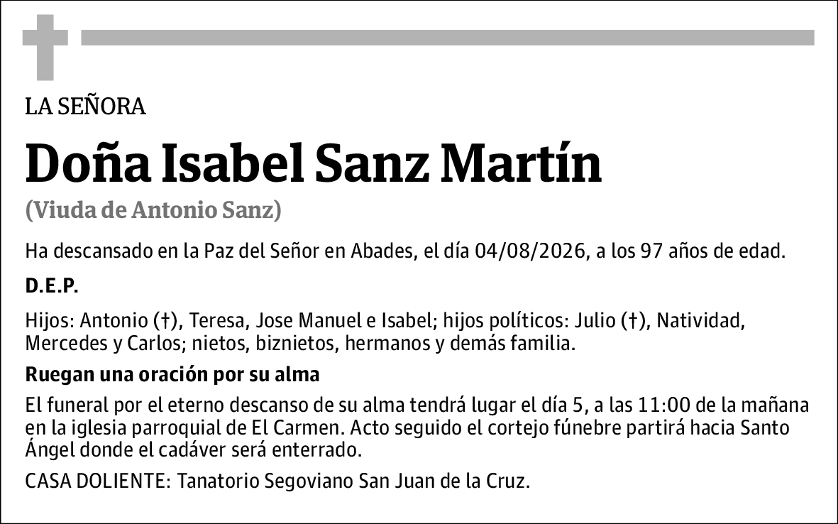 Isabel Sanz Martín
