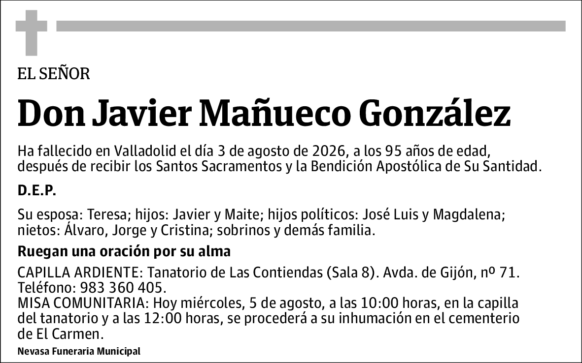 Javier Mañueco González