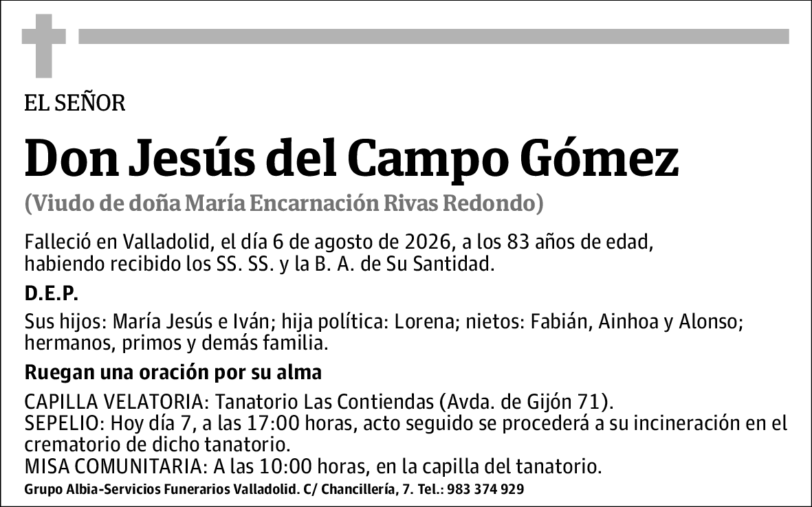 Jesús del Campo Gómez
