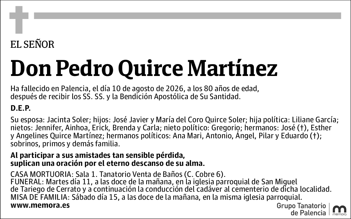 Pedro Quirce Martínez