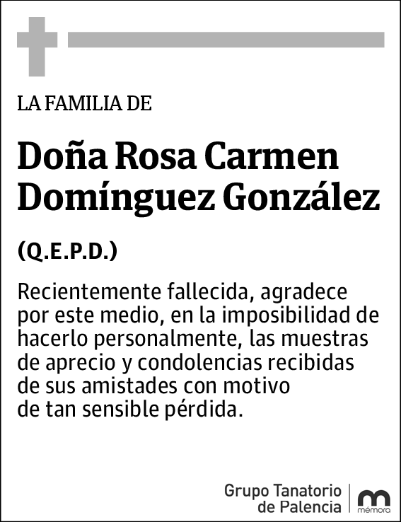 Rosa Carmen Domínguez González