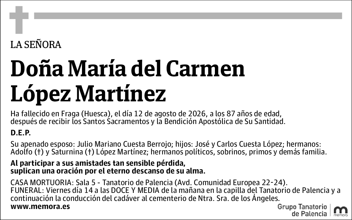 María del Carmen López Martínez
