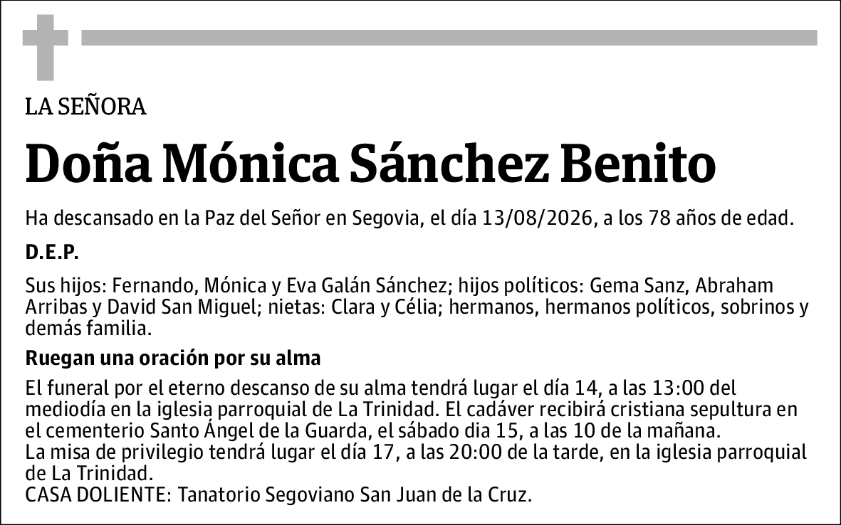 Mónica Sánchez Benito