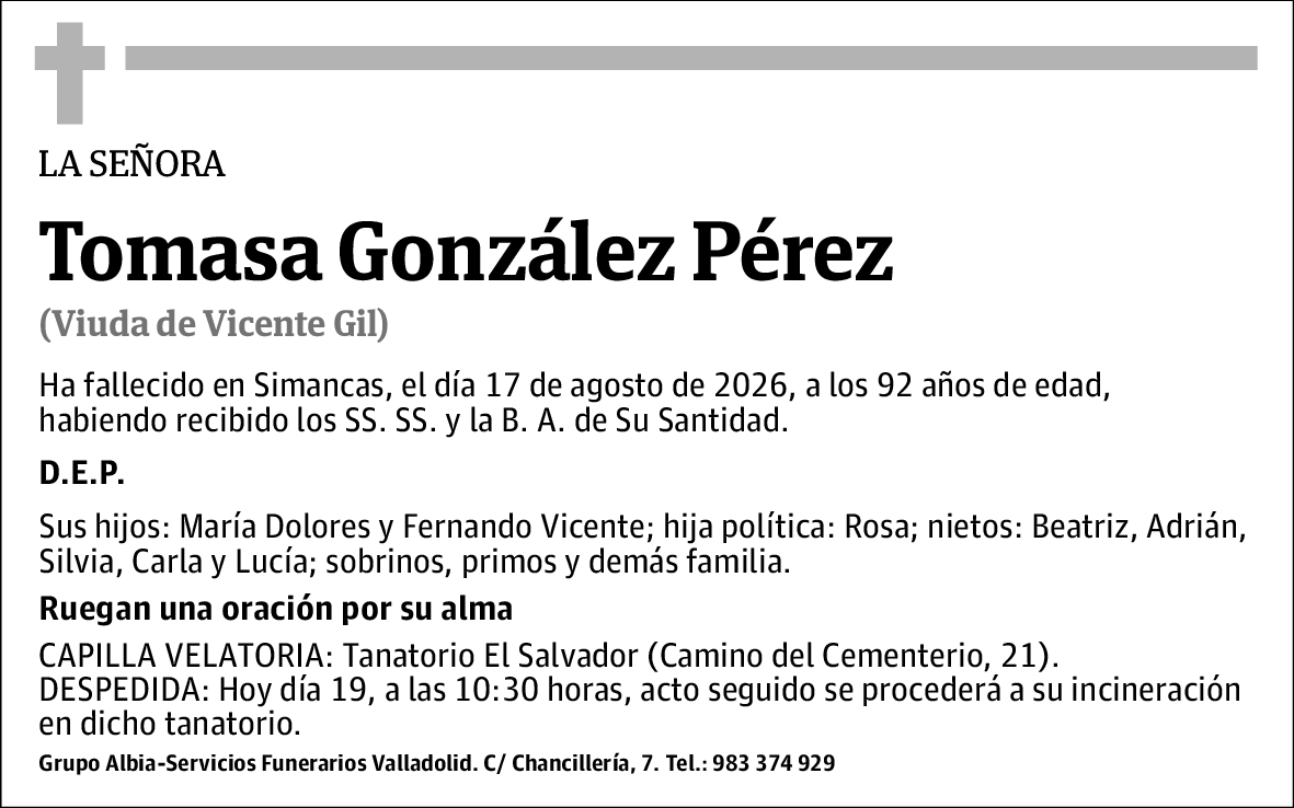 Tomasa González Pérez
