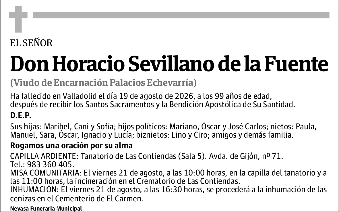 Horacio Sevillano de la Fuente