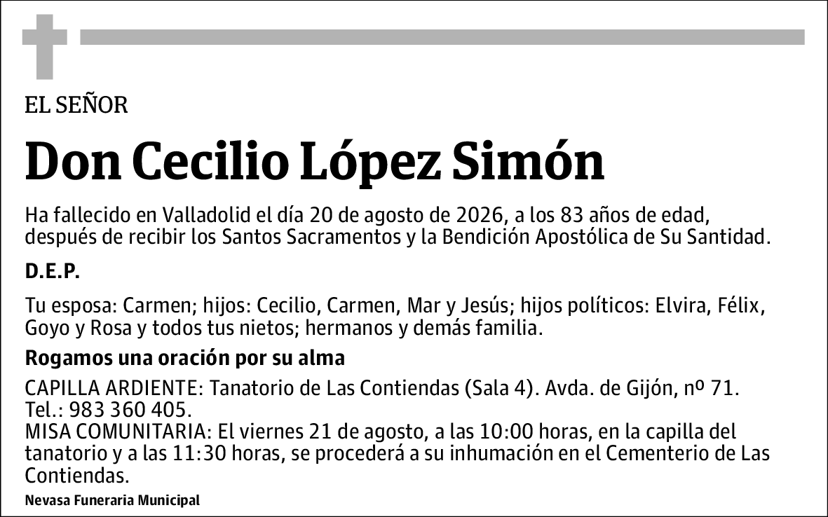 Cecilio López Simón