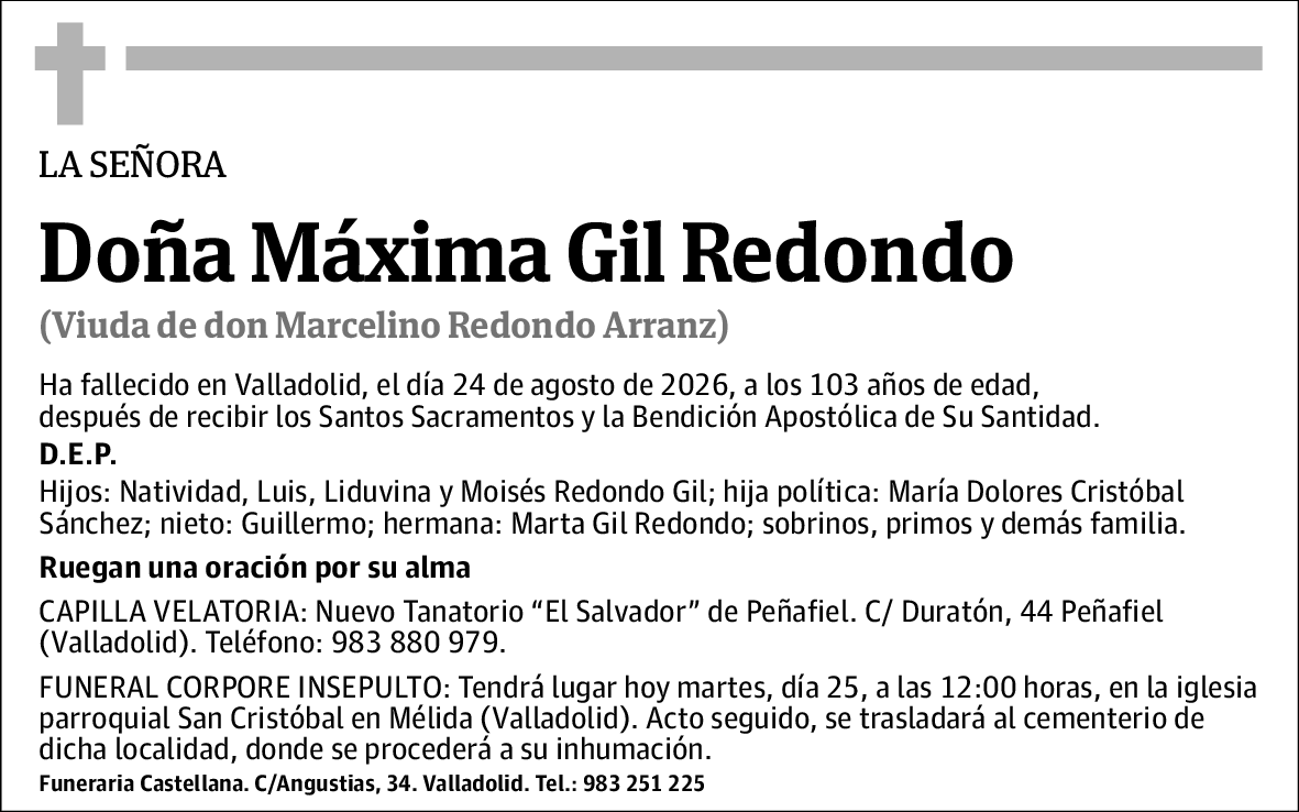Máxima Gil Redondo