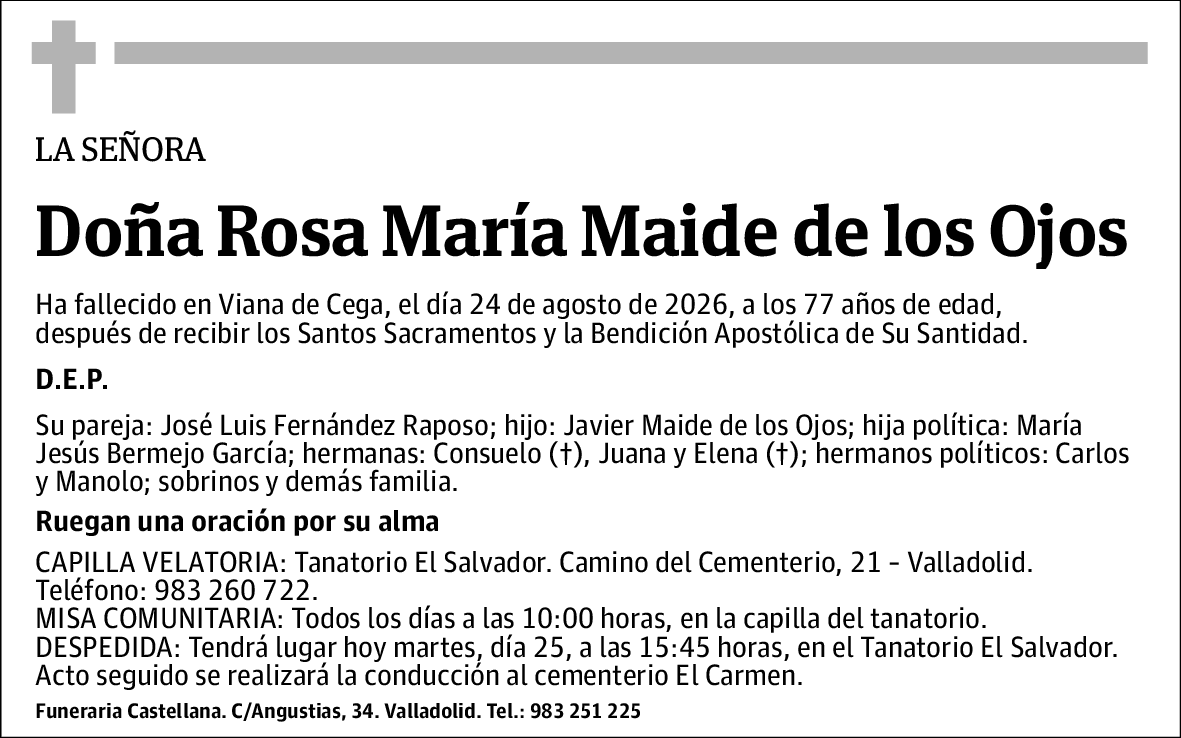 Rosa María Maide de los Ojos